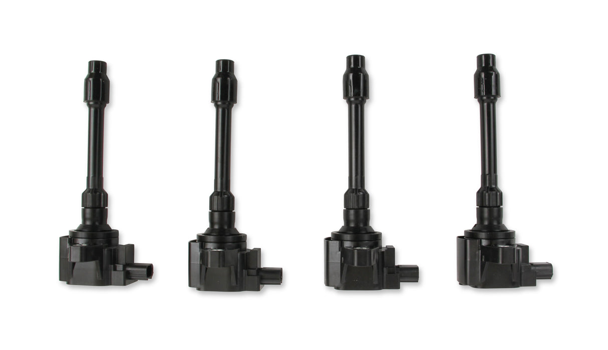 ACCEL Ignition Coils - Honda 2.0L, 2.0L Turbo/ 1.5L 4-cylinder, Black, 4-Pack - 140084K-4