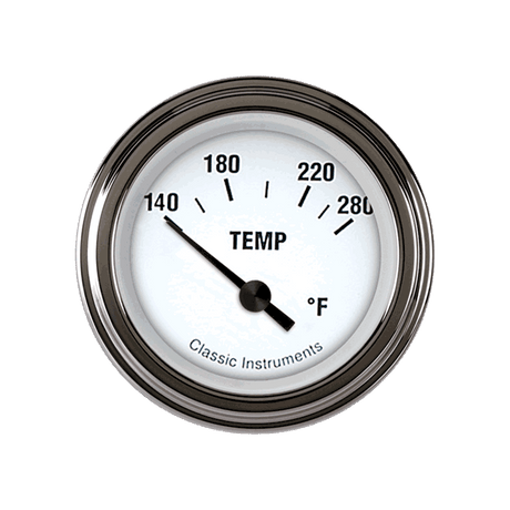 Classic Instruments White Hot 2 1/8" Water Temp - WH26SLF
