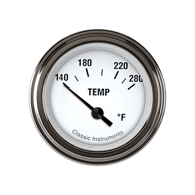 Classic Instruments White Hot 2 1/8" Water Temp - WH26SLF