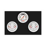 Classic Instruments Velocity White Three Gauge Set - VS34WBLF