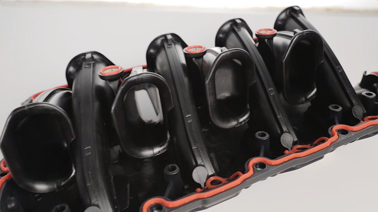 MSD Atomic AirForce LS Cathedral Port Intake Manifold - Red - 2702