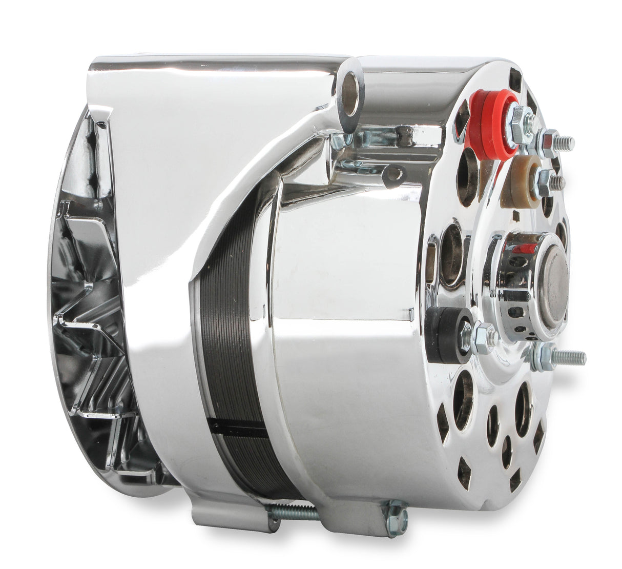 Mr Gasket Chrome Alternator-Ford 80 Amp - 5124