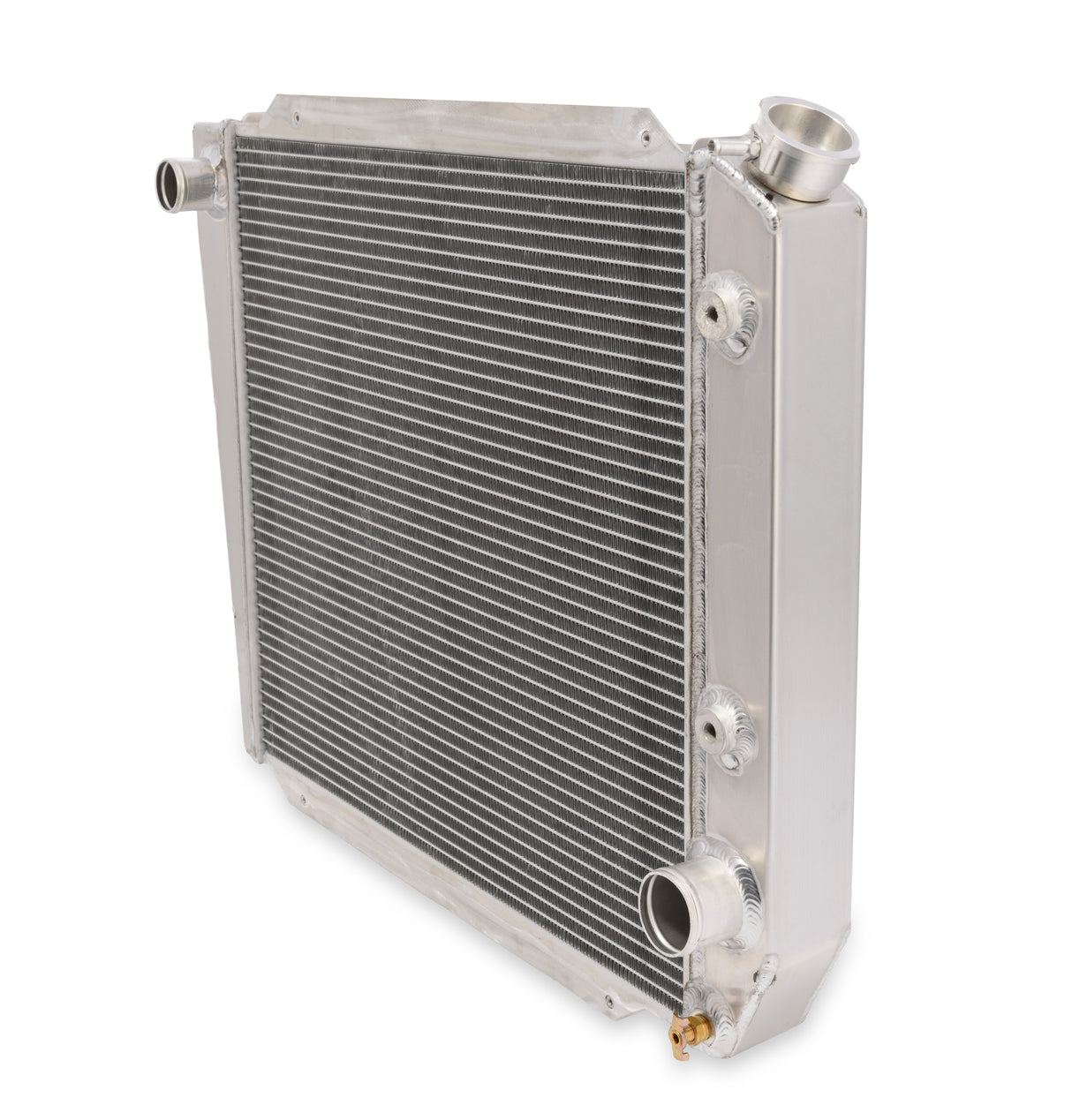 Scott Drake Radiator 2-Row Aluminum with Transmission Cooler V8 - 8005-AL