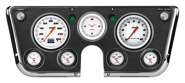 Classic Instruments Velocity White 1967-72 Chevy Truck - CT67DVSW