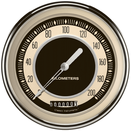 Classic Instruments Nostalgia VT 4 5/8" Speedometer - NT58SLC