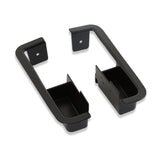 Scott Drake Deluxe Metal Door Cups (Black, Pair) - D0ZZ-6524046-7B