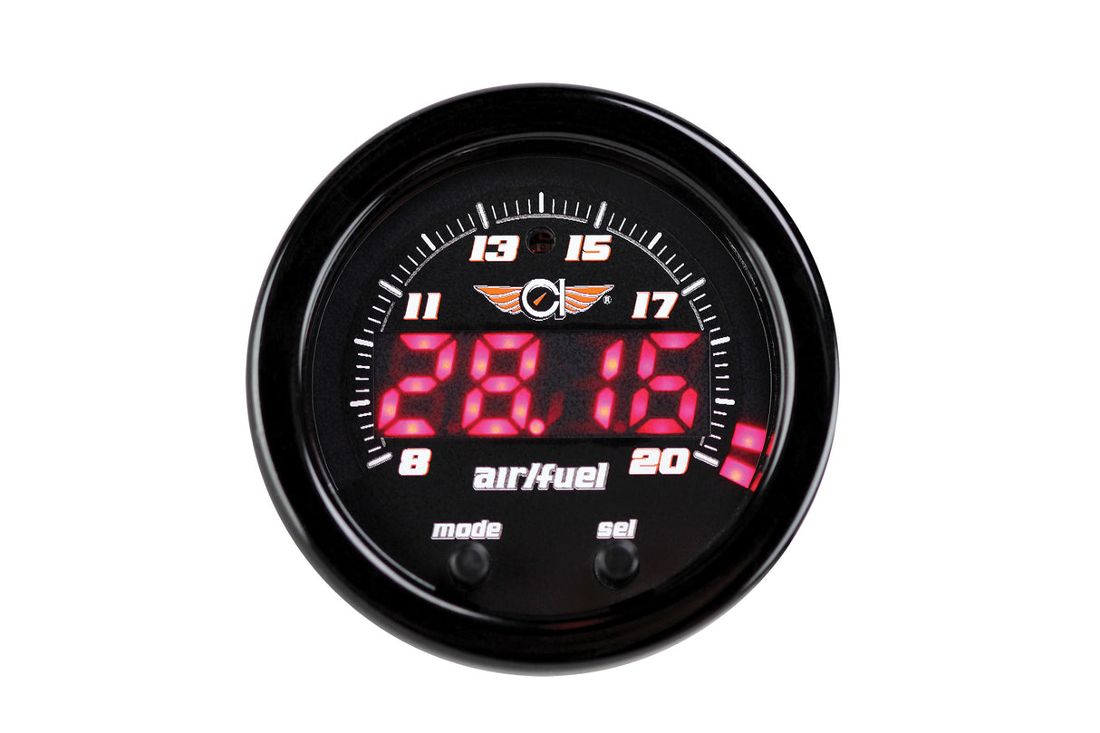 Classic Instruments Velocity Black Digital Air Fuel Ratio Gauge 2 1/8 - VS194BD