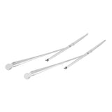 Scott Drake 66-68 Windshield Wiper Arm and Blade Kit, Polished Stainless Steel - KIT-WIP-6