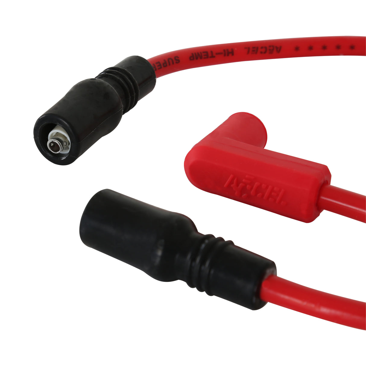 ACCEL Custom Wire Set - 1999-2008 Buell All Models / 1999-2017 Dyna FXD (Carb or FI) - 8MM - Red - 171097-R
