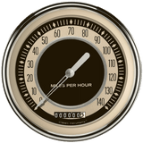 Classic Instruments Nostalgia VT 4-5/8" Speedometer Gauge - NT56SLC