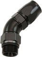 Aeroflow ORB Taper Swivel 45° Hose End -10 ORB to -10AN - AF582-10-10DBLK AF582-10-10DBLK