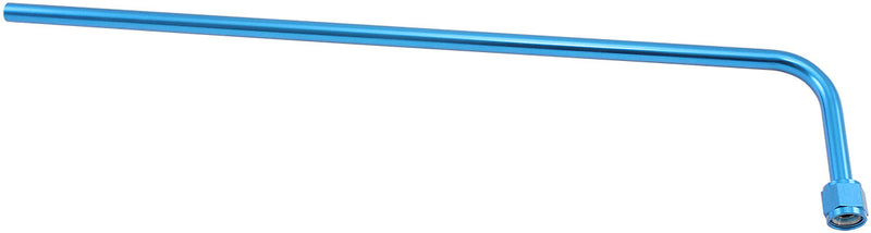 Aeroflow Nitrous Blow Down Tube - Blue Finish -8AN Female Fitting (AF64-5600) AF64-5600