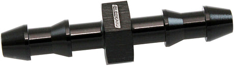 Aeroflow Male to Male 5mm (3/16") Barb Push Lock Adapter Black Finish (AF410-03BLK) AF410-03BLK
