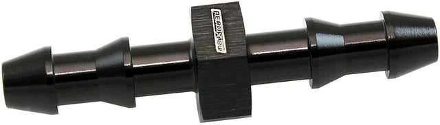 Aeroflow Male to Male 5mm (3/16") Barb Push Lock Adapter Black Finish (AF410-03BLK) AF410-03BLK