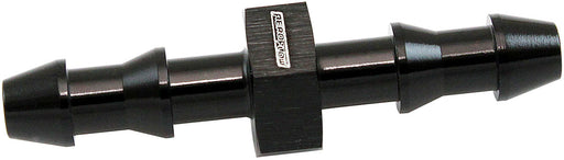 Aeroflow Male to Male 5mm (3/16") Barb Push Lock Adapter Black Finish (AF410-03BLK) AF410-03BLK