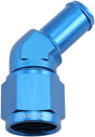 Aeroflow 45° Hose Barb 5/8" to -10AN Blue Finish (AF412-10) AF412-10