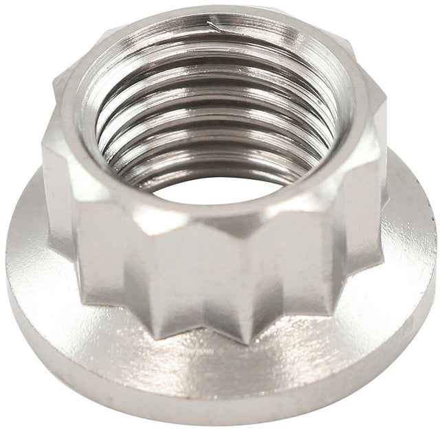 Aeroflow 3/8" Titanium 12 Point Nut - AF3515-0010 AF3515-0010