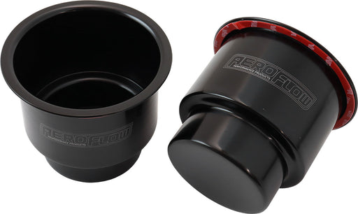 Aeroflow Large Cup Holders - Black Sold as a Pair (AF72-9088BLK) AF72-9088BLK