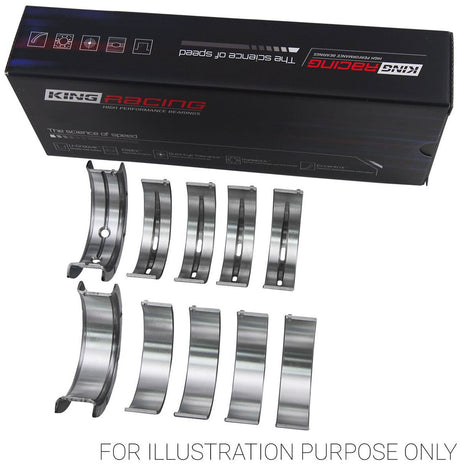 King HP Series Main Bearing Set, .010" - KBMB5013HP 010 KBMB5013HP 010