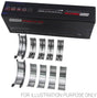 King HP Series Main Bearing Set, .010" - KBMB5013HP 010 KBMB5013HP 010