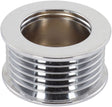Mechman 6-Groove Alternator Pulley, Chrome Finish 46mm O.D (MM24-0002C) MM24-0002C