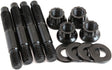 Aeroflow Carburettor Stud Kit to Suit 1/2" Spacer, 2.225" (56mm) OAL - Black Finish 12 Point Head, 8740 Material, Sold as a Pack of 4 (AF37-1051) AF37-1051