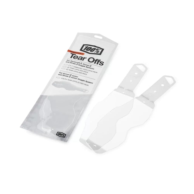 100% Racecraft/Accuri/Strata Laminated Tear Offs - 2 X 7 Pack