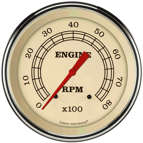 Classic Instruments VINTAGE 5IN TACH 8000 RPM - VT71SLC