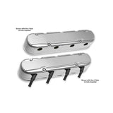 Holley 241-181 2-Piece Finned Valve Cover - Gen III/IV LS - Polished