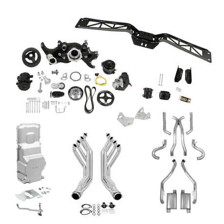 Holley GM 64-67 A-Body Level 5 LS Swap Essentials - Automatic and Manual - SE5-GMA1-LSXF-AM