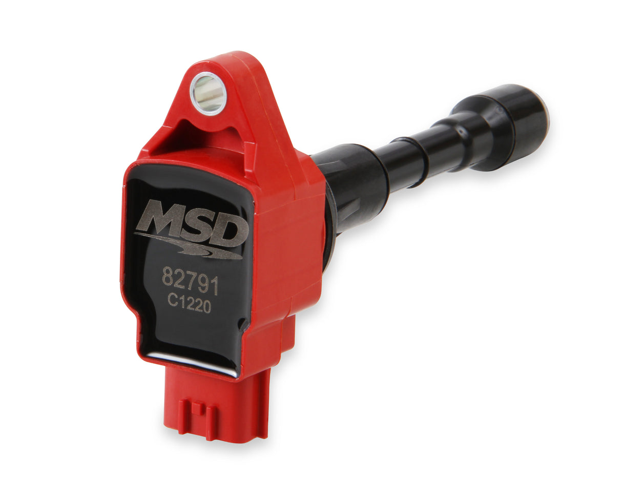 MSD Ignition Coil - Blaster Series - Fits Nissan/Infiniti 3.5L - Red - 6-Pack - 827916