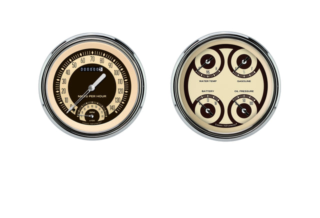 Classic Instruments '47-'53 NOSTALG CHV TRK- SPTAC/QUAD-LS - CT47NT62-LS