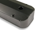 Mr Gasket Fabricated Aluminum Valve Covers - Black Finish - 6831BG