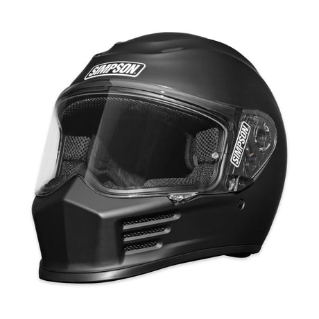 Simpson Motorcycle Speed Bandit Helmet - Flat Black SM - SPBS3