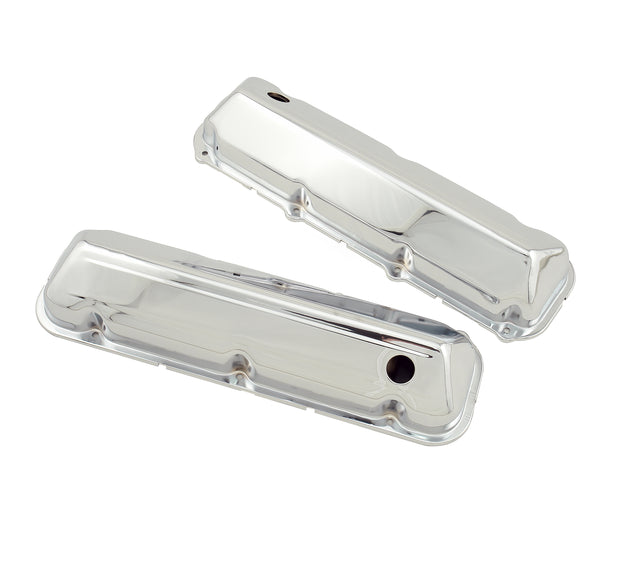 Mr Gasket Chrome Valve Covers with Baffle - 9413