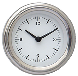 Classic Instruments WHITE HOT 2IN CLOCK W/RESET - WH90SLC