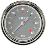 Classic Instruments SG SERIES 2 5/8IN BOOST 60psi ELEC - SG343SLF