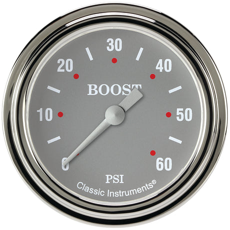 Classic Instruments SG SERIES 2 5/8IN BOOST 60psi ELEC - SG343SLF