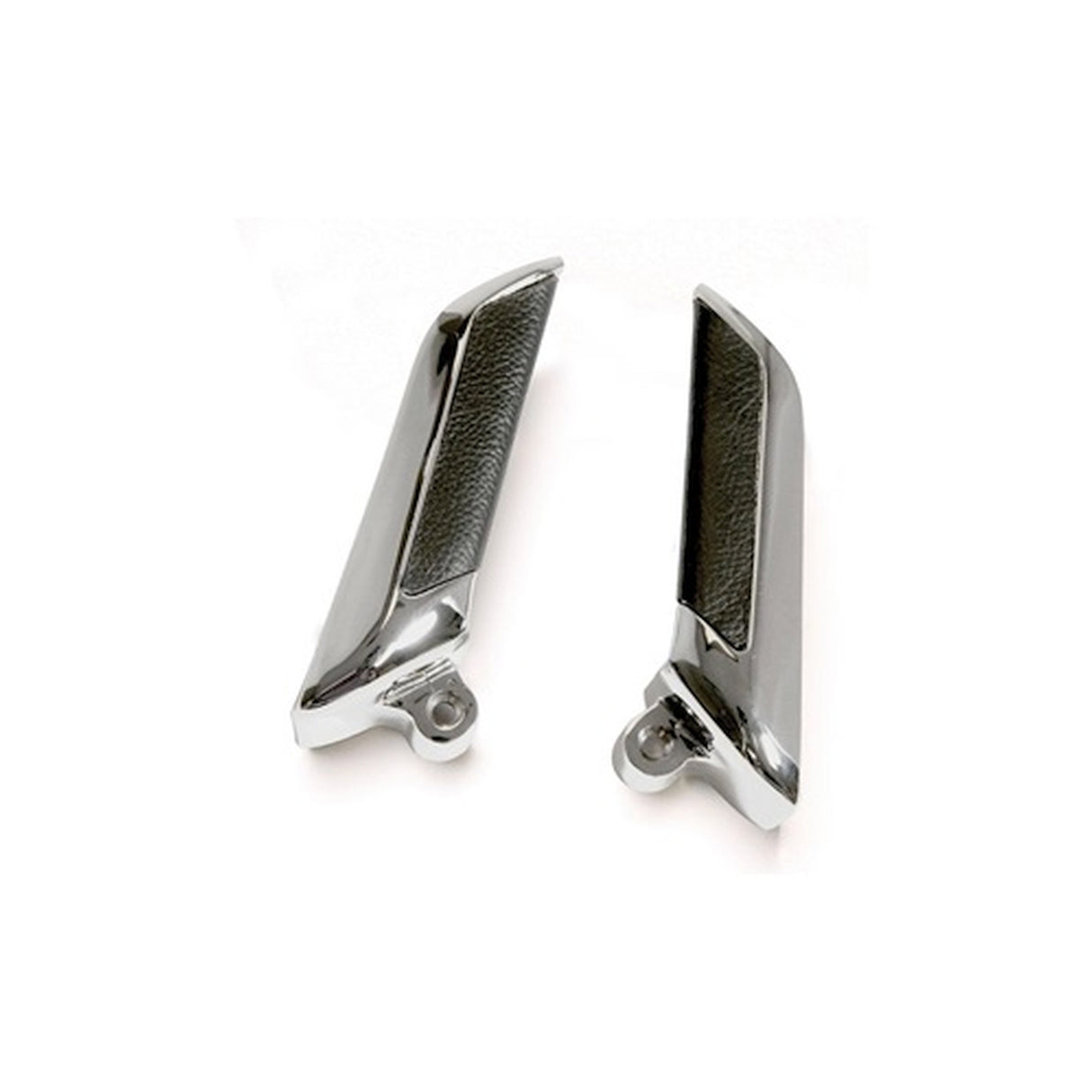 Scott Drake 1965-66 Inside Door Handle (Deluxe, leather, pair) - C5ZZ-6522600-1L