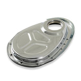 Mr Gasket 2 Piece Quick Change Timing Cover - Chrome - 1099