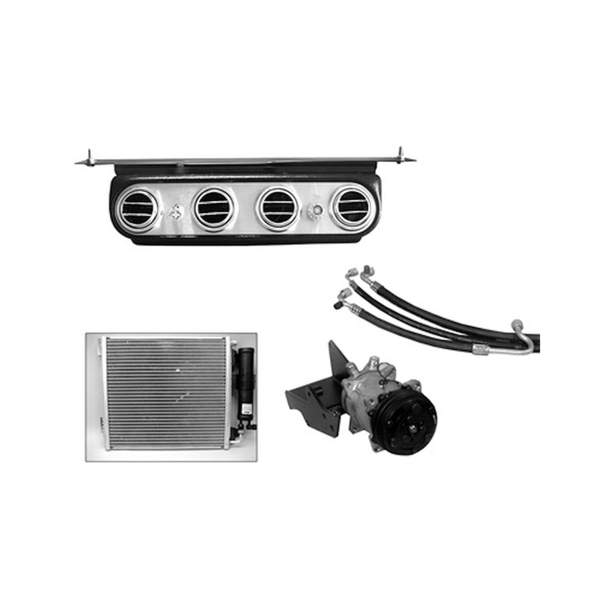 Scott Drake Air Conditioning Kit - CAP-367M-289P