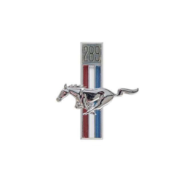 Scott Drake Fender Emblem, 289 Running Horse Fender, Driver Side - C7ZZ-16229-C