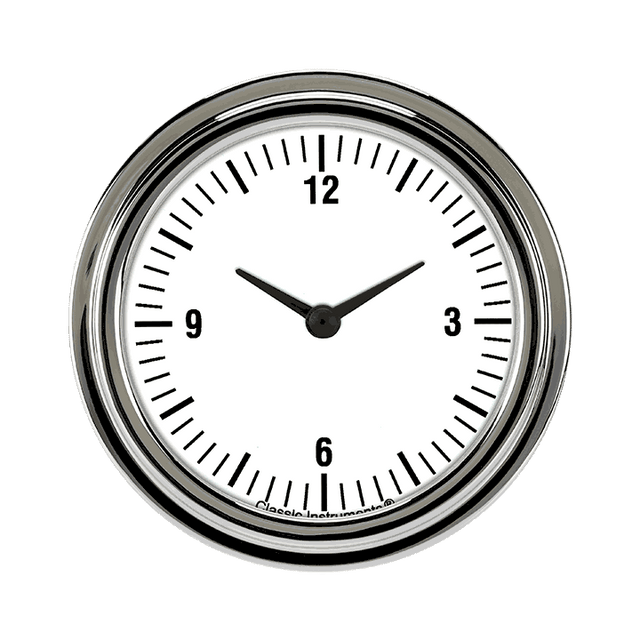 Classic Instruments White Hot 2 5/8" Clock - WH92SLF