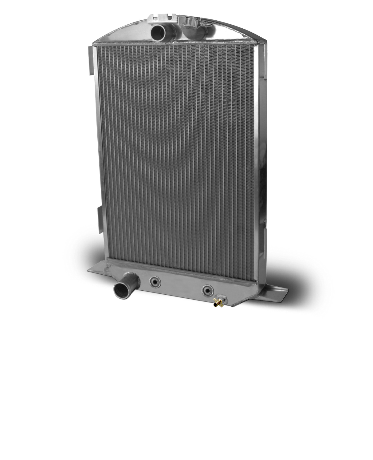 AFCO 1932 Ford Car Aluminum Radiator and Shroud - Ford Engine - 81145-B-SP-N 81145-S-NA-N