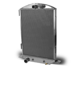 AFCO 1932 Ford Car Aluminum Radiator and Shroud - Ford Engine - 81145-B-SP-N 81145-S-NA-N