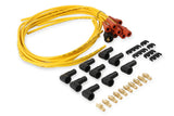 ACCEL Spark Plug Wire Set- 7mm-Super Stock-Copper Core-Universal Straight Boots-Yellow - 3008