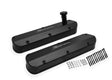Holley 890013B Sniper Valve Cover - Fabricated Aluminum - Ford Small Block - Tall - Black