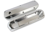 Mr Gasket Fabricated Aluminum Valve Covers - Silver - 6843G