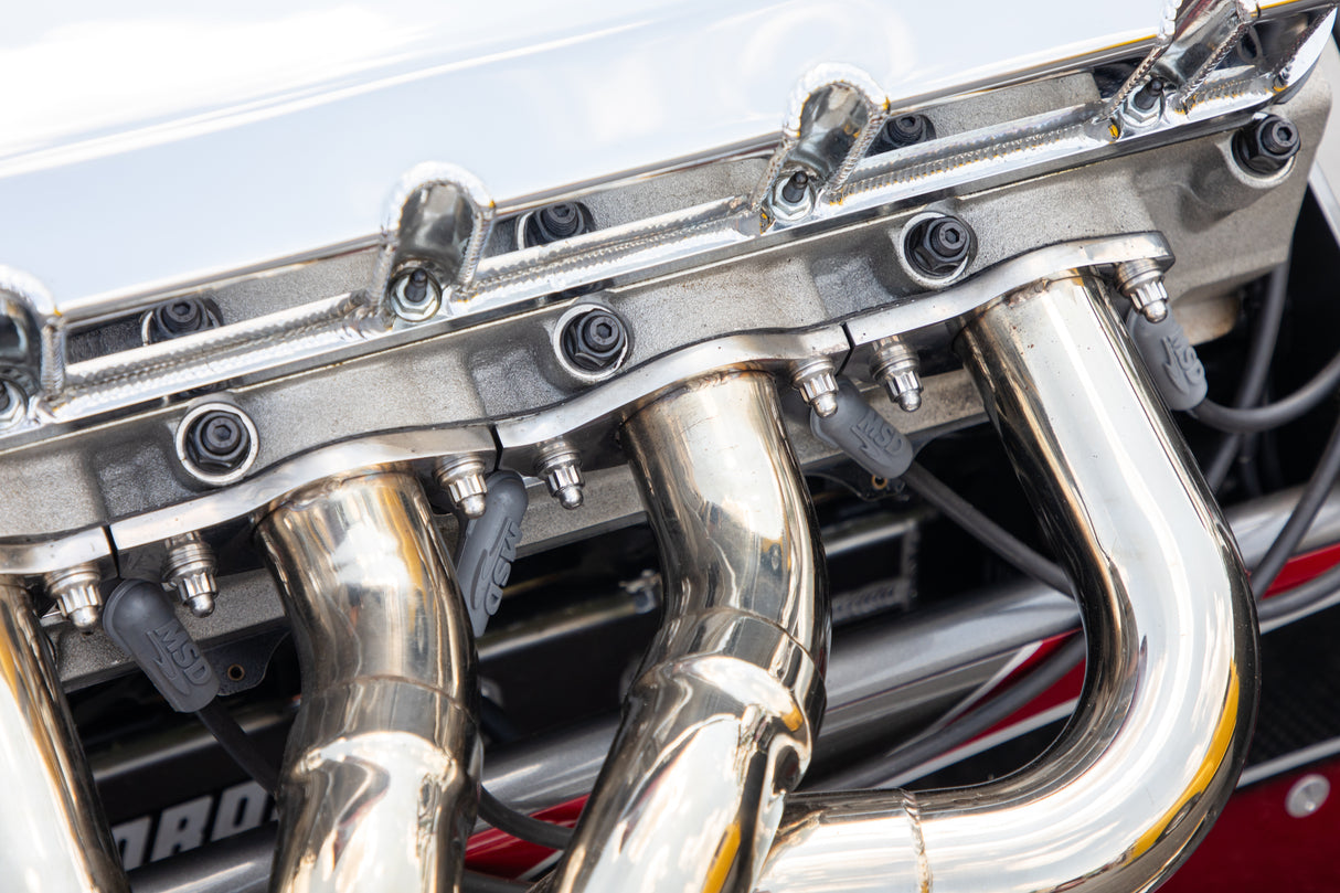 Hooker Racingheart 3-Step Dragster Headers - Chrome - 2502-6HKR