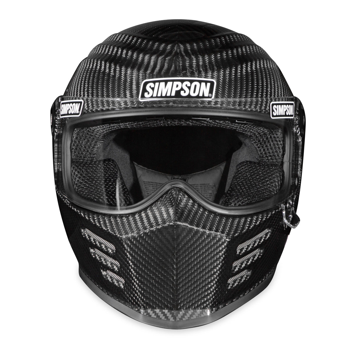 Simpson Motorcycle Outlaw Bandit 3.0 Helmet - Carbon Fiber LG - OB3CLG